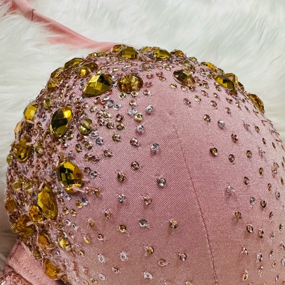 Rare Discontinued Crystal Pink Bombshell Victorias Secret Swim top - Picture 5 of 14